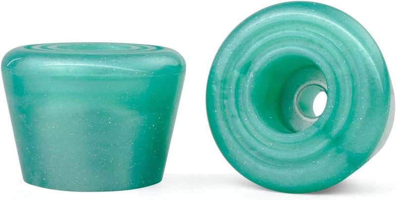 Capetos Roller Skate Durable 82A PU Rubber Brake Toe Stoppers 2-Pack with Screws - Glitter Pearl - Image 5